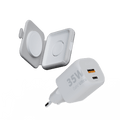 2in1 Opvouwbare Draadloze Oplader + 35W Snellader Bundel