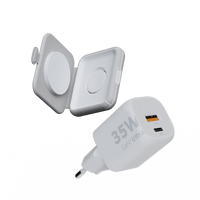 Xtorm 2in1 Opvouwbare Draadloze Oplader + 35W Snellader Bundel
