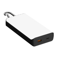 Go2 Powerbank 20W - 10.000 mAh met Solar en Lamp - Charcoal Black - Xtorm NL