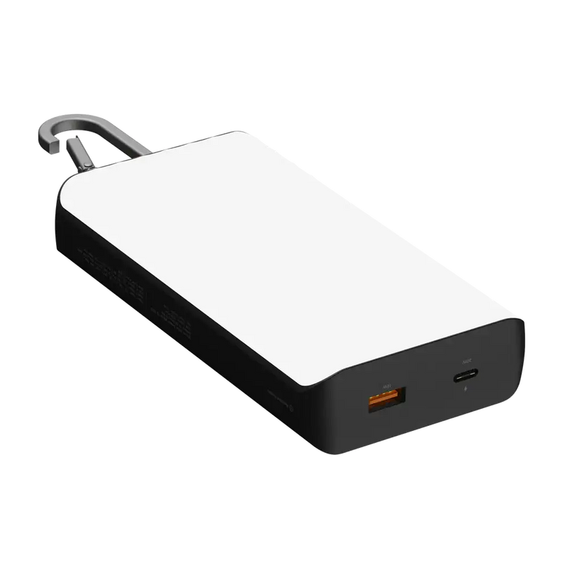 Go2 Powerbank 20W - 10.000 mAh met Solar en Lamp - Charcoal Black - Xtorm NL
