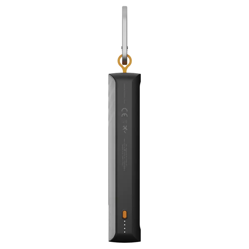 Go2 Powerbank 20W - 10.000 mAh met Solar en Lamp - Charcoal Black - Xtorm NL