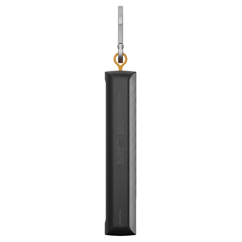 Go2 Powerbank 20W - 10.000 mAh met Solar en Lamp - Charcoal Black - Xtorm NL