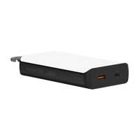 Go2 Powerbank 20W - 10.000 mAh met Solar en Lamp - Charcoal Black - Xtorm NL