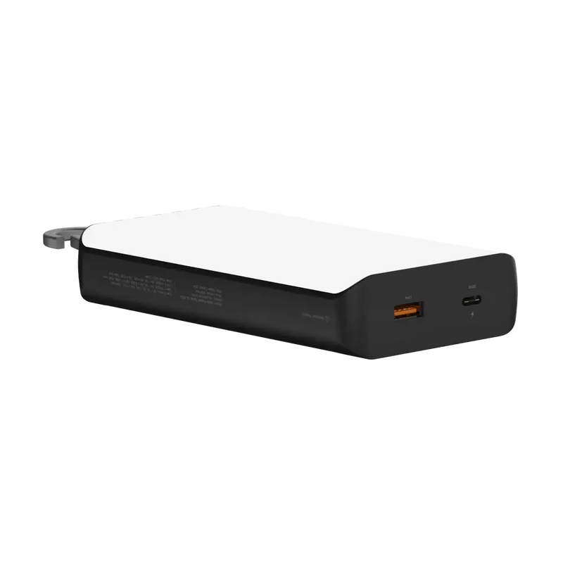 Go2 Powerbank 20W - 10.000 mAh met Solar en Lamp - Charcoal Black - Xtorm NL