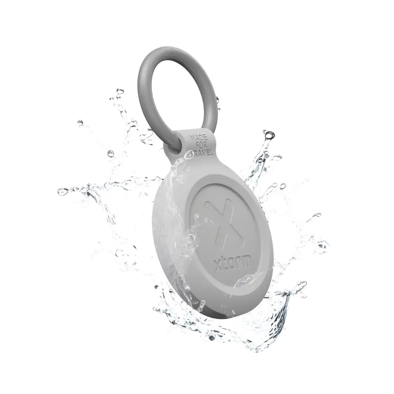 Xtorm TravelTag for iPhone (iOS) - Water-resistant - Ash White