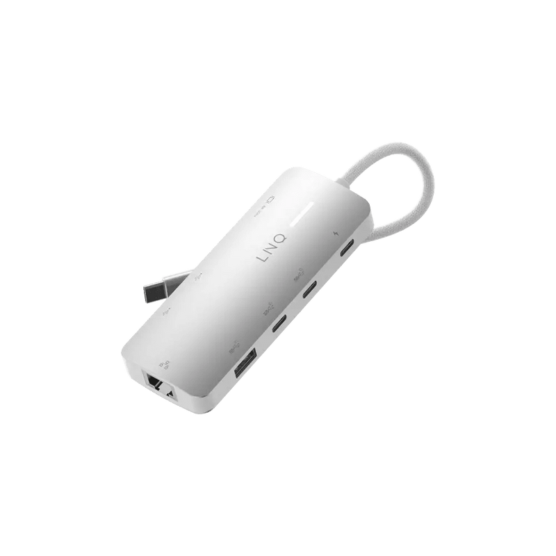 LINQ 8in1 8K PRO USB - C Multipoort Hub 140W - Xtorm NL