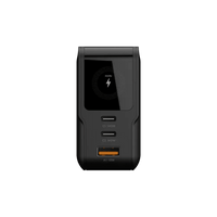 NextGen 140W Laptop Snellader - 3 poorten (2x USB-C PD + USB-A) - Midnight Black - Xtorm NL