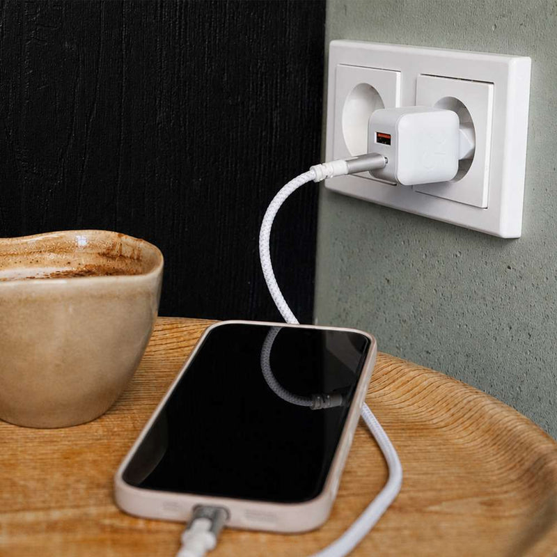 NextGen 25W Snellader - 2 poorten (USB-C PD + USB-A) - Dusk White - Xtorm NL