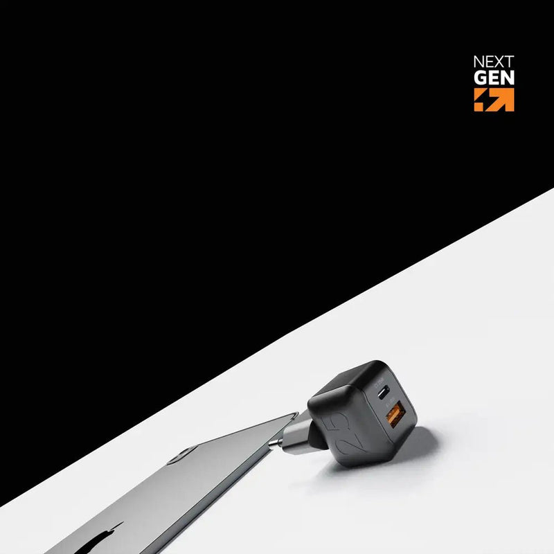 NextGen 25W Snellader - 2 poorten (USB-C PD + USB-A) - Midnight Black - Xtorm NL
