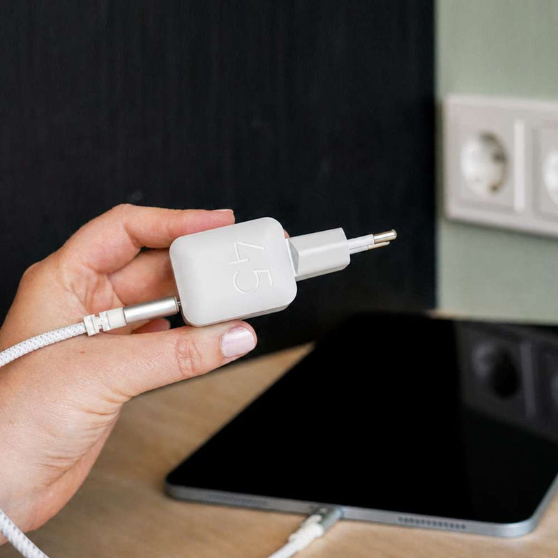 NextGen 45W Snellader - 2 poorten (USB-C PD + USB-A) - Dusk White - Xtorm NL