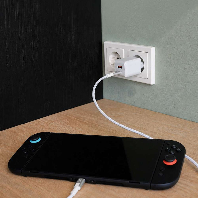 NextGen 70W Laptop Snellader - 2 poorten (USB-C PD + USB-A) - Dusk White - Xtorm NL