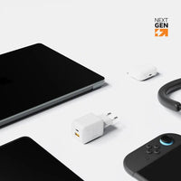NextGen 70W Laptop Snellader - 2 poorten (USB-C PD + USB-A) - Dusk White - Xtorm NL