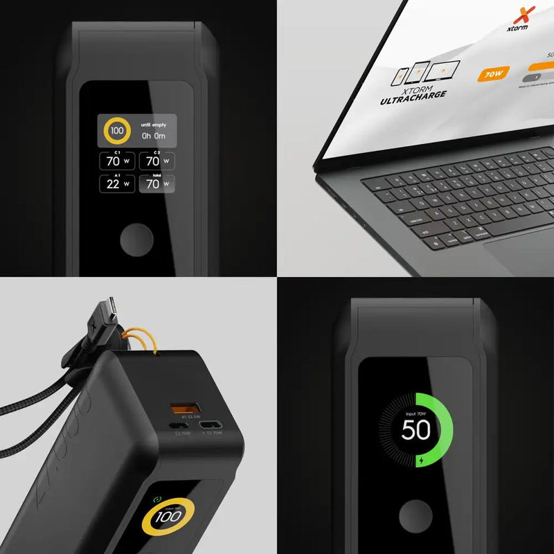 NextGen Powerbank 70W - 27.000 mAh - Midnight Black - Xtorm NL