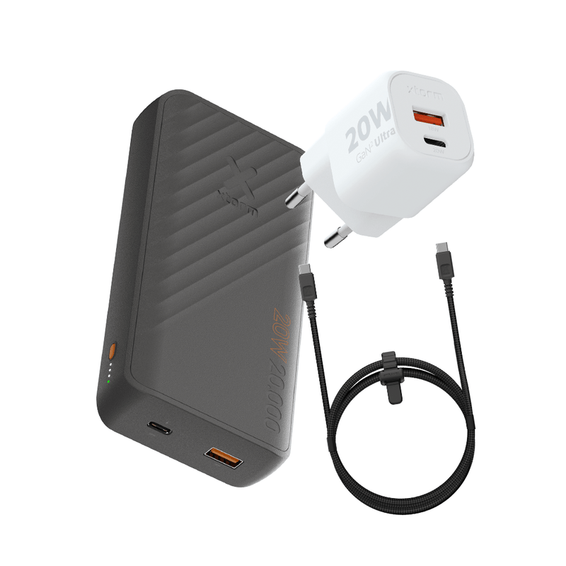 SuperCharge Powerbank Bundel - 20.000 mAh - Xtorm NL